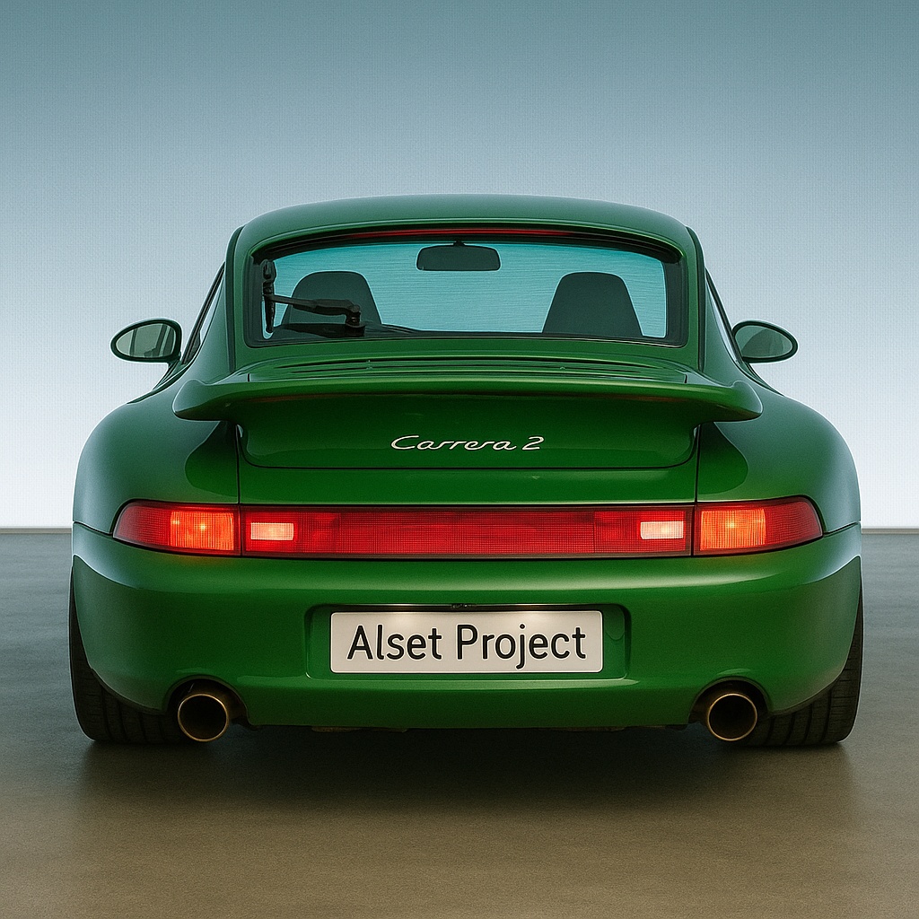 Vista trasera del 911 Carrera 4S