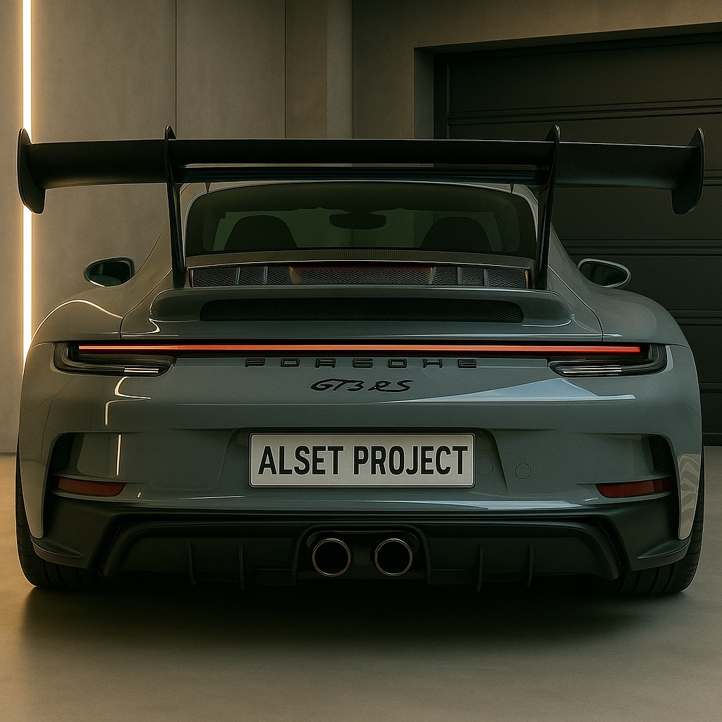 Vista trasera del Porsche 911 GT3 RS
